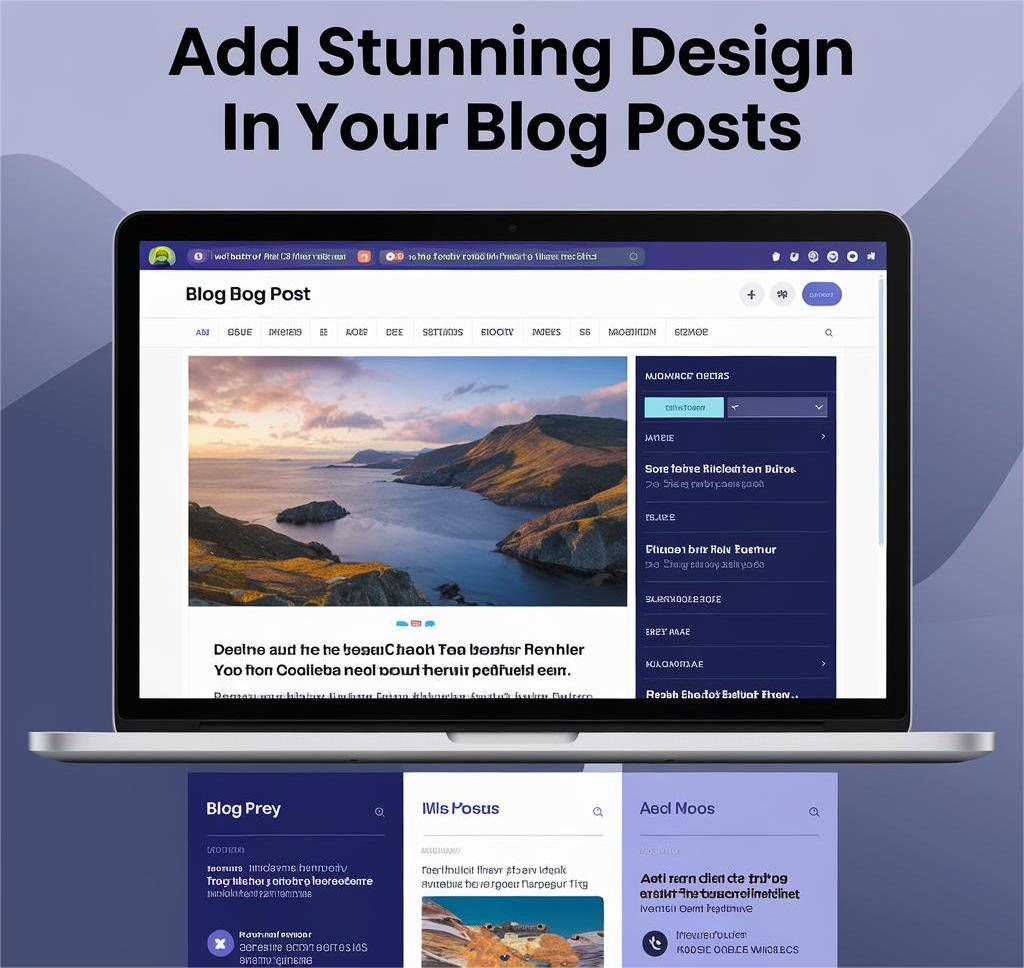 Add Stunning Design in Your Blog Posts.