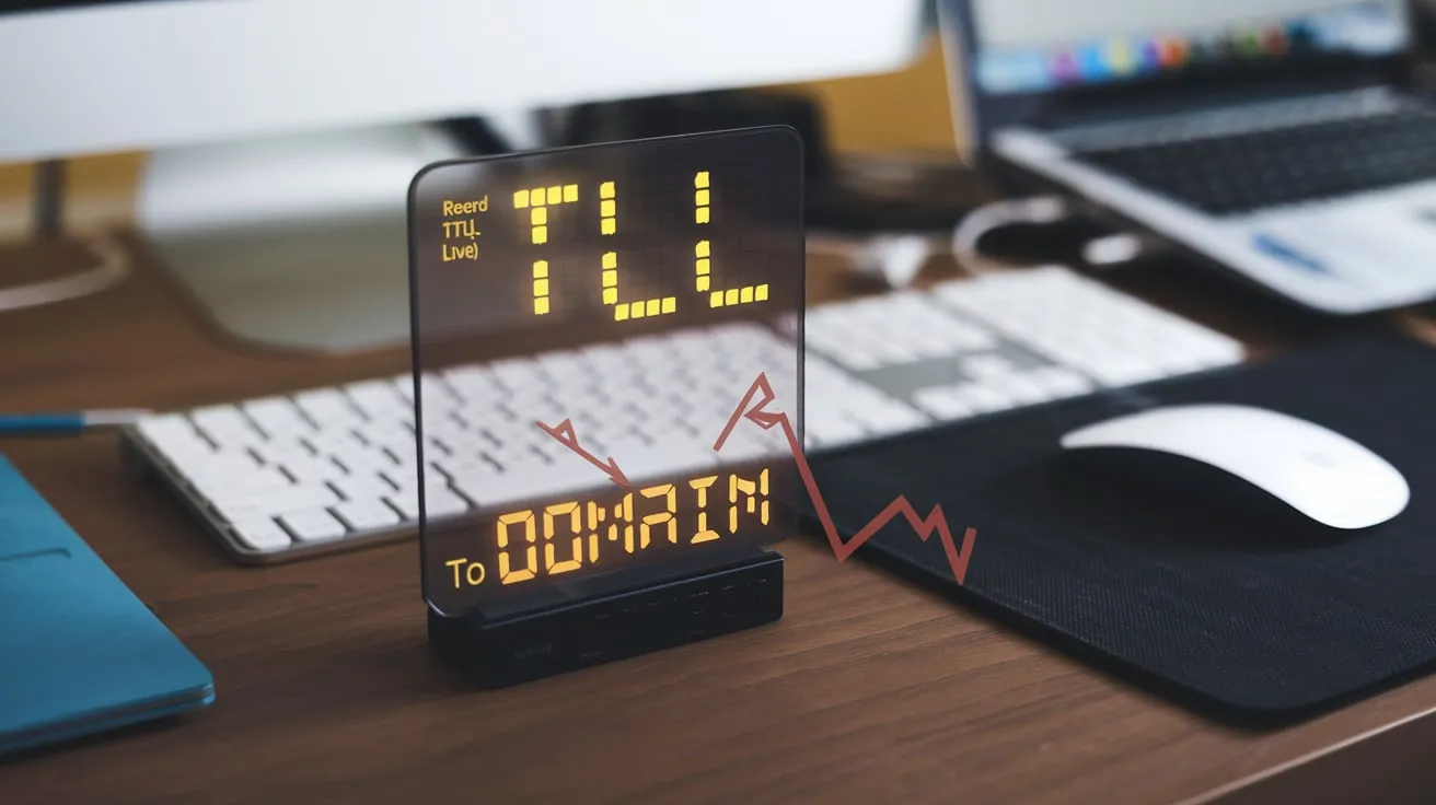 A record TTL and its impact on domain performance.