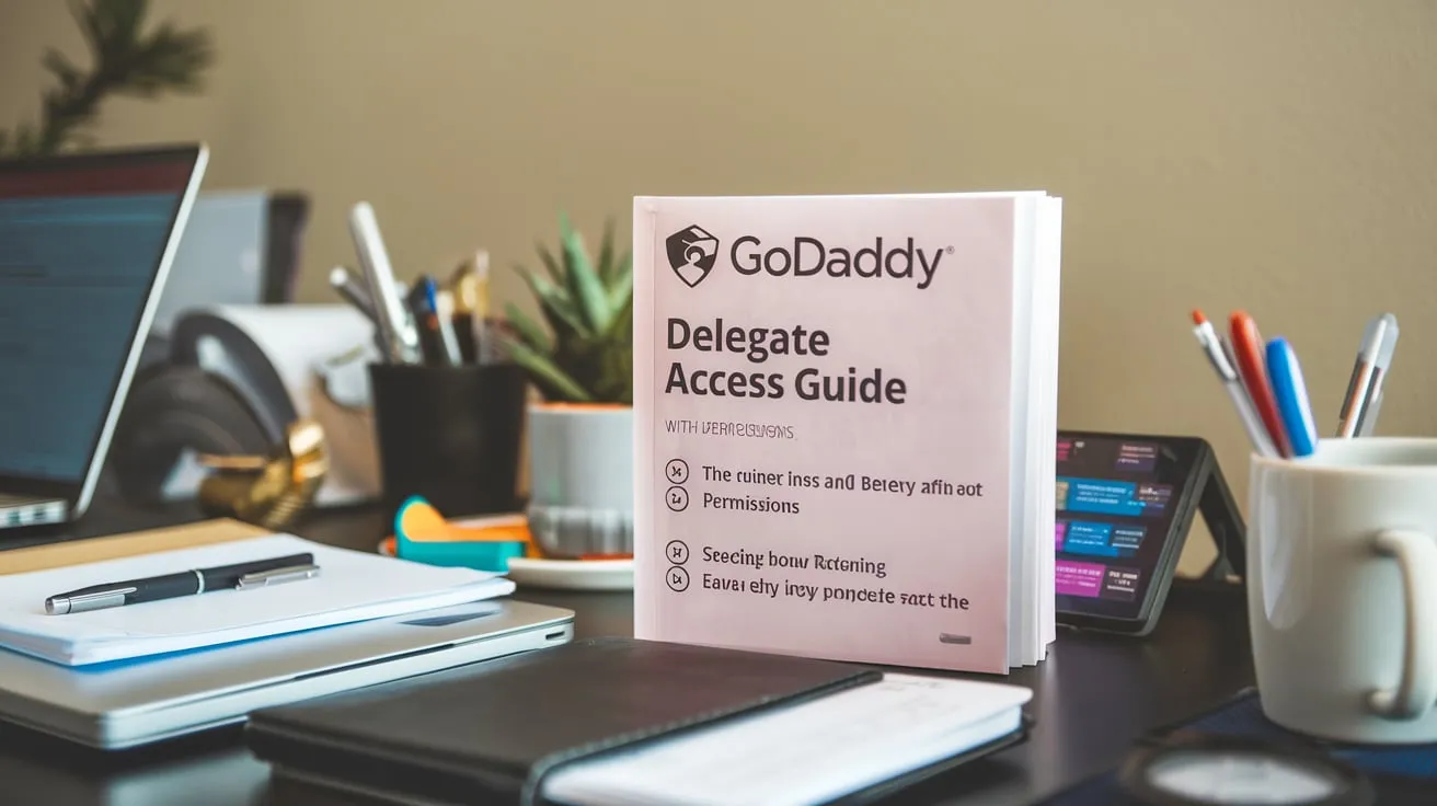 GoDaddy Delegate Access guide steps and permissions